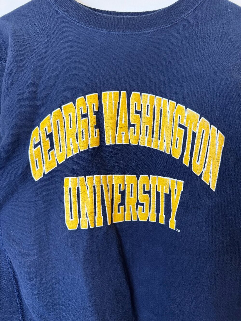 Champion Reverse Weave George Washington University Sweatshirt Men’s Large Navy